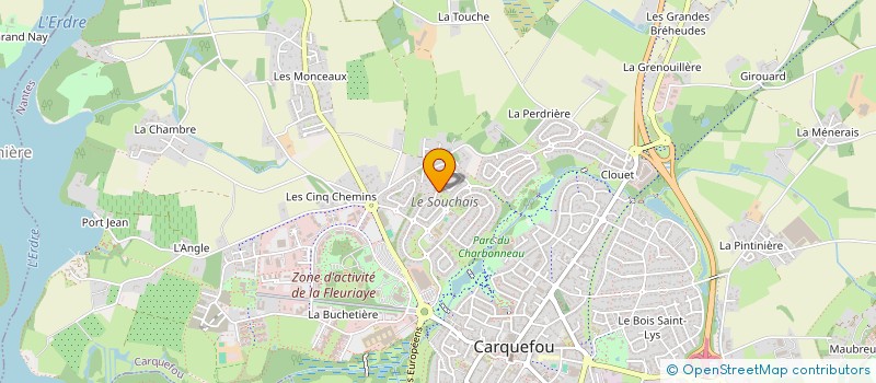 localisation de l'entreprise BELONE  CARQUEFOU