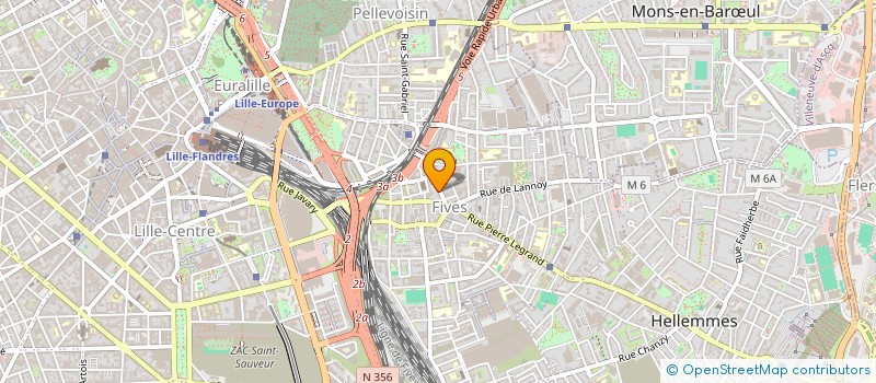 localisation de l'entreprise BELONI à LILLE