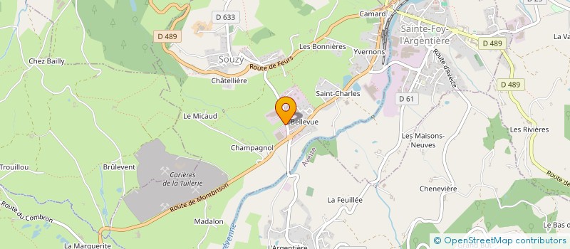 localisation de l'entreprise BELOR à SOUZY