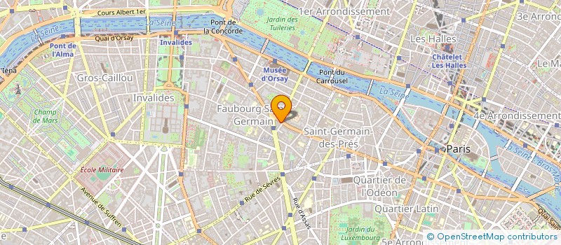 localisation de l'entreprise BELORCEY ET J.P.F. à PARIS
