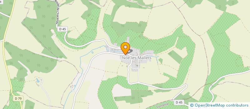 localisation de l'entreprise BELORGEOT SIMON à NOE-LES-MALLETS