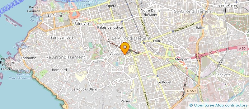 localisation de l'entreprise BELORI à MARSEILLE