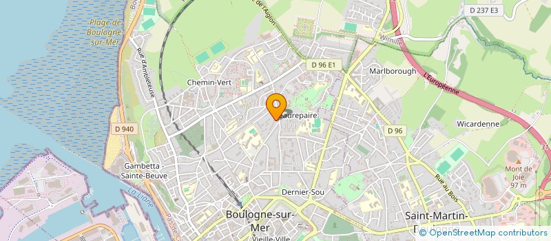 localisation de l'entreprise BELORIBLANCHAR  BOULOGNE-SUR-MER
