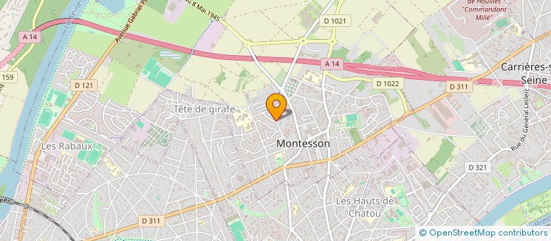 localisation de l'entreprise BELOT IMMO  MONTESSON