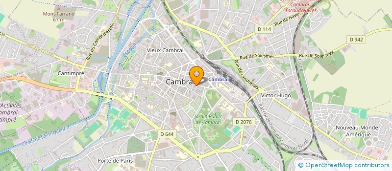 localisation de l'entreprise BELOT JONAS à CAMBRAI