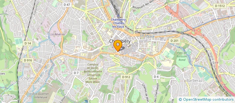 localisation de l'entreprise BELOTIN  CHAMBERY