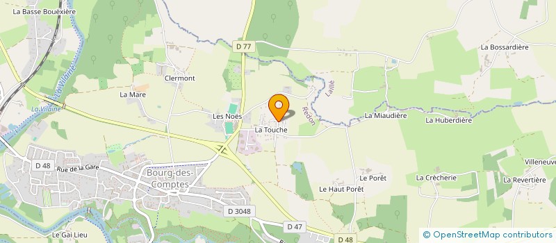 localisation de l'entreprise BELOTINAIS  BOURG-DES-COMPTES