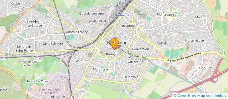 localisation de l'entreprise BELOTTI TRAVAUX PUBLICS à NARBONNE