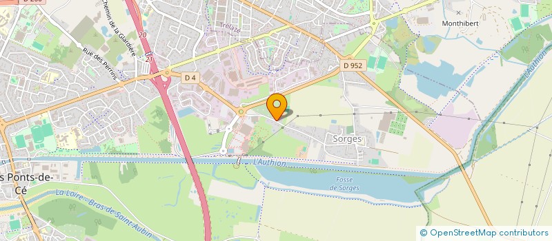 localisation de l'entreprise BELOU  LES PONTS-DE-CE