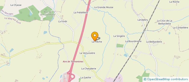 localisation de l'entreprise BELOUARD  TREMENTINES