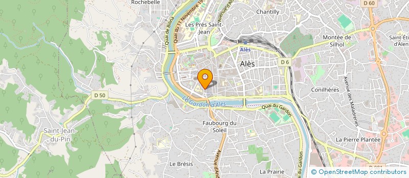 localisation de l'entreprise BELOUATI à ALES