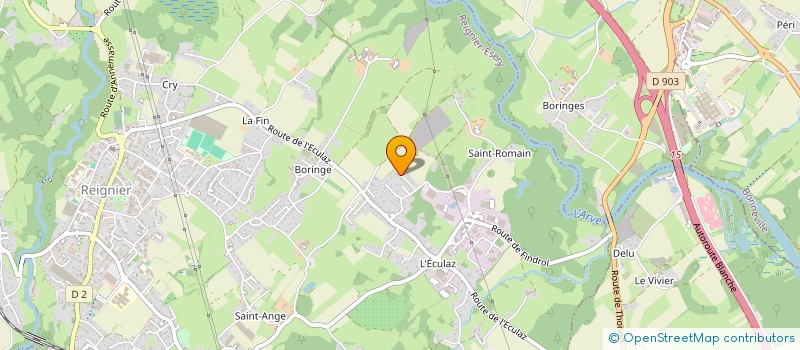 localisation de l'entreprise BELOUGA à REIGNIER-ESERY