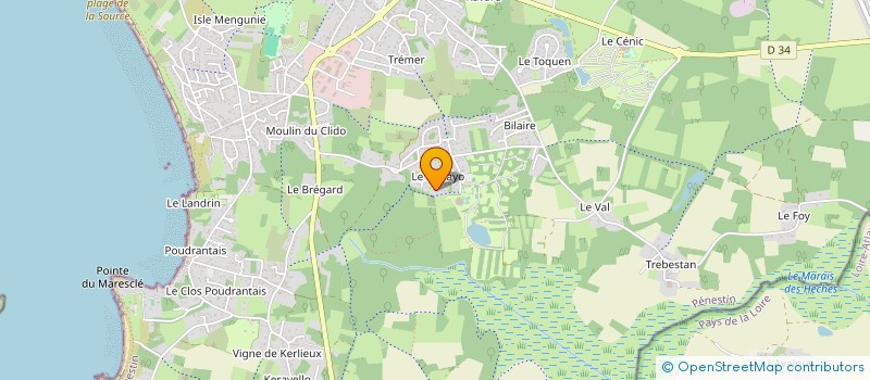 localisation de l'entreprise BELOUGA  PENESTIN