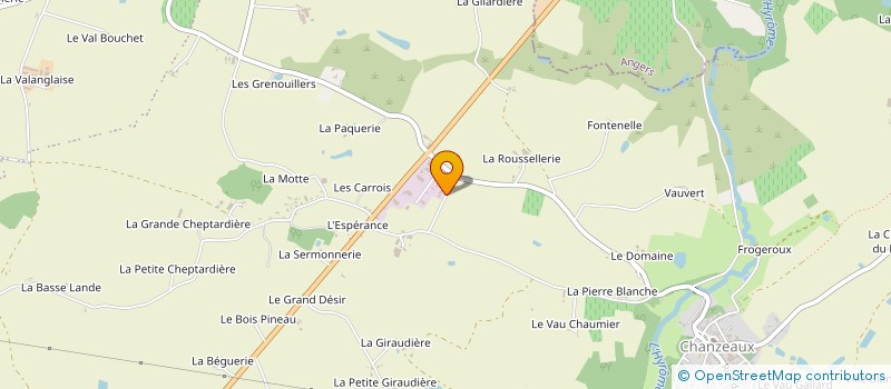 localisation de l'entreprise BELOUIN à CHEMILLE-EN-ANJOU