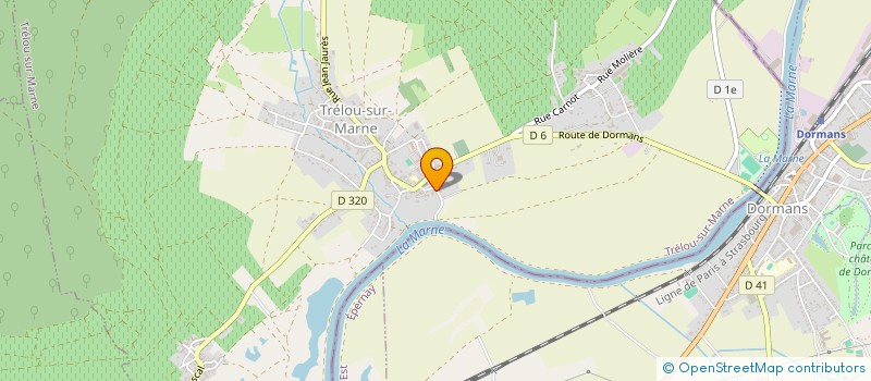 localisation de l'entreprise BELOUIS-GRICOURT à TRELOU-SUR-MARNE