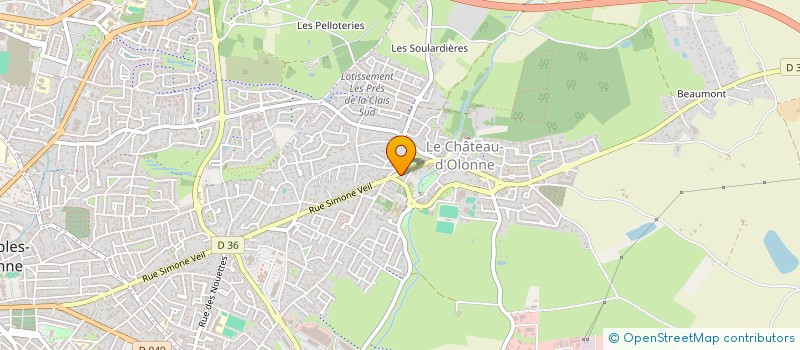 localisation de l'entreprise BELOUKGA à LES SABLES-D'OLONNE