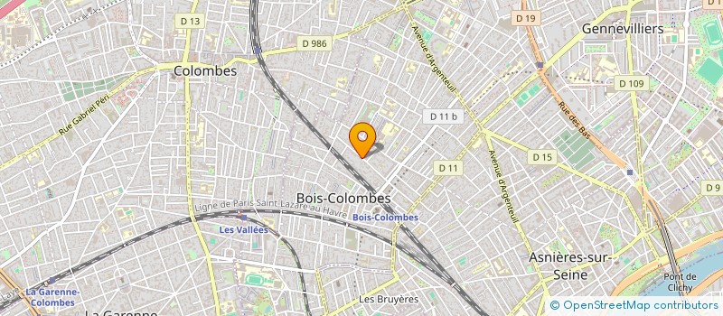 localisation de l'entreprise BELOUSTAU à BOIS-COLOMBES
