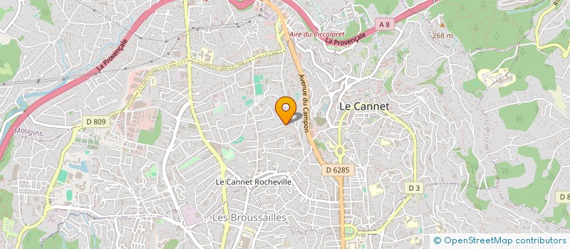 localisation de l'entreprise BELOV11 à LE CANNET