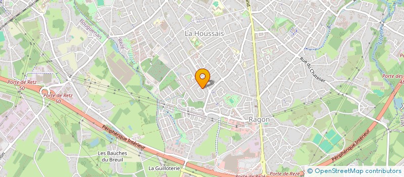 localisation de l'entreprise BELOVA  REZE