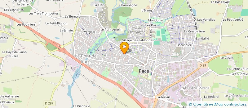 localisation de l'entreprise BELOW COLLECTIF  PACE