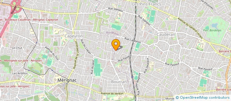 localisation de l'entreprise BELOZA  BORDEAUX