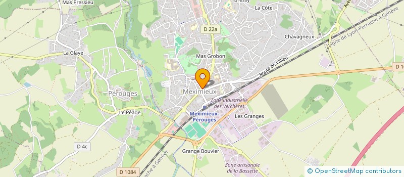 localisation de l'entreprise BELP à MEXIMIEUX