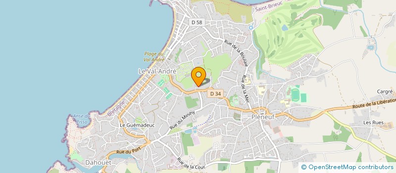 localisation de l'entreprise BELPA  PLENEUF-VAL-ANDRE