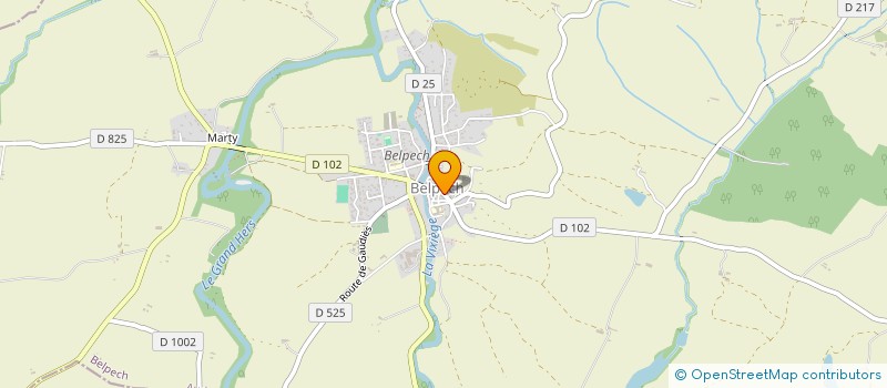 localisation de l'entreprise BELPECH FORME & SPORTS  BELPECH