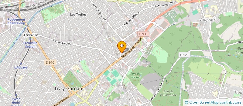 localisation de l'entreprise BELPEINT à LIVRY-GARGAN