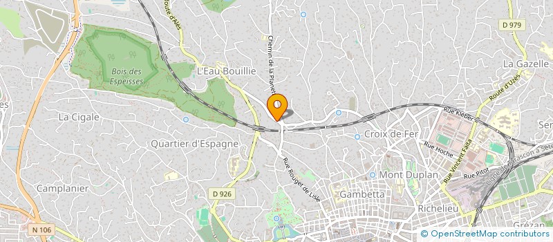 localisation de l'entreprise BELPIERRE  NIMES