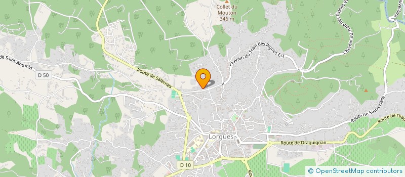 localisation de l'entreprise BELPLUMES  LORGUES