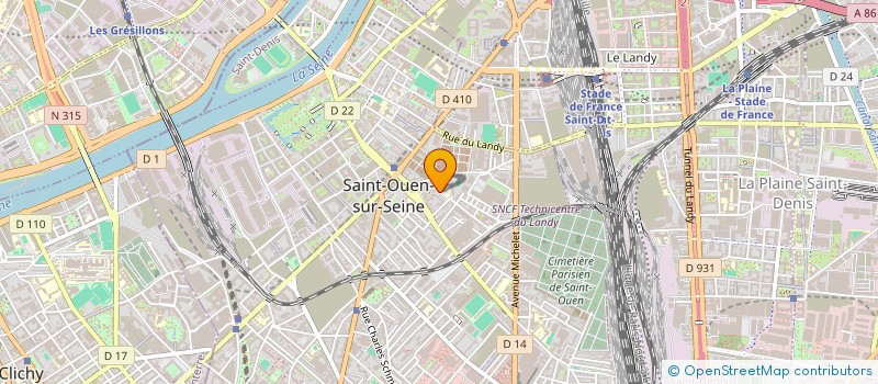 localisation de l'entreprise BELPORT à SAINT-OUEN-SUR-SEINE
