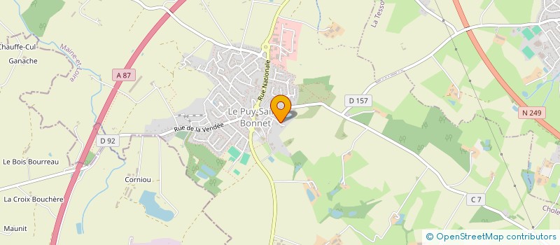 localisation de l'entreprise BELPRATUM à CHOLET
