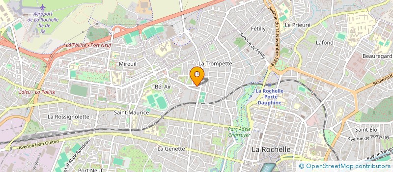 localisation de l'entreprise BELR DENTR 17  LA ROCHELLE