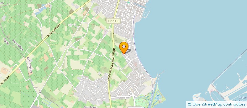 localisation de l'entreprise BELREAL  MARSEILLAN