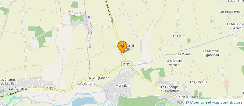 localisation de l'entreprise BELREAL à SAINT-HILAIRE-LES-ANDRESIS