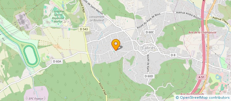 localisation de l'entreprise BELRIME  CABRIES