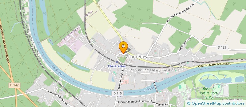 localisation de l'entreprise BELROSE  CHARTRETTES