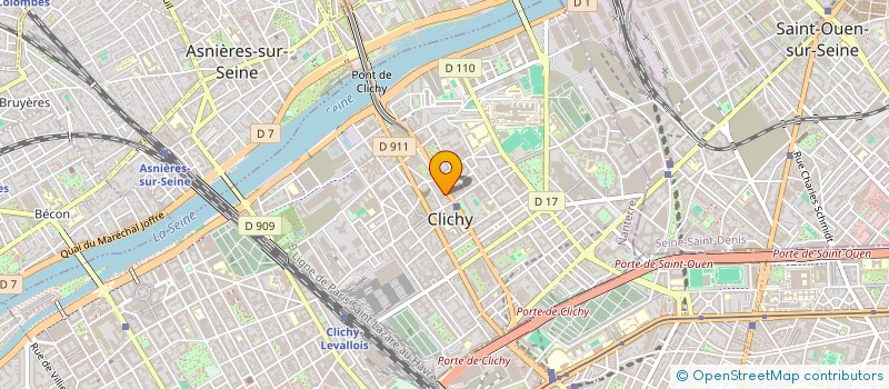 localisation de l'entreprise BELS INDIVISION à CLICHY