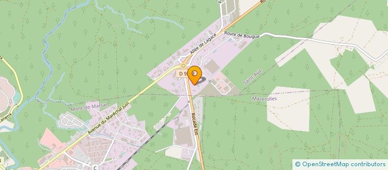 localisation de l'entreprise BELSA  SAINT-AVIT