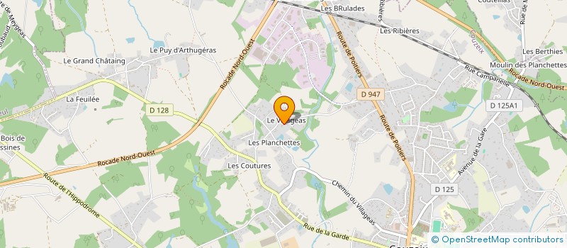 localisation de l'entreprise BELSAC CAPITAL à COUZEIX