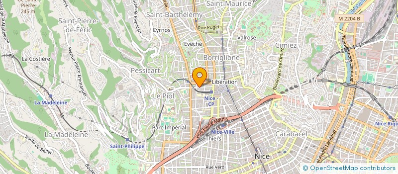 localisation de l'entreprise BELSTRA à NICE