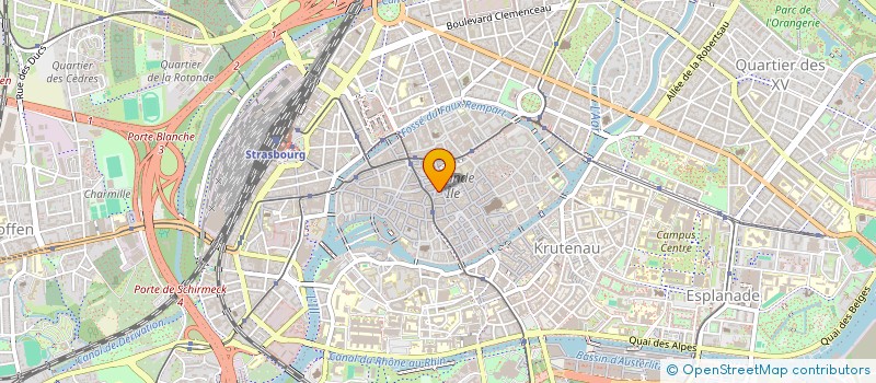 localisation de l'entreprise BELSTRAS à STRASBOURG