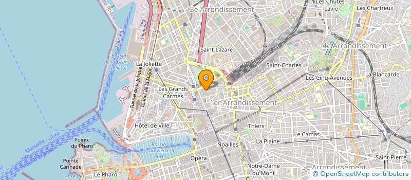 localisation de l'entreprise BELSUNCE PRIMEURS à MARSEILLE
