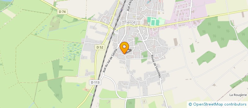 localisation de l'entreprise BELT à TIERCE