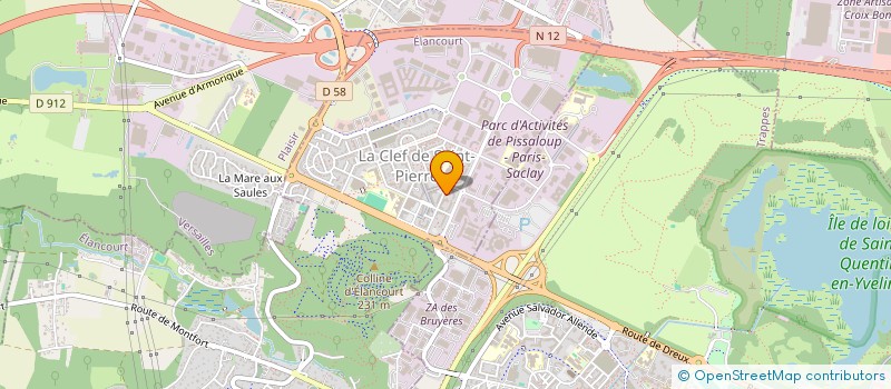 localisation de l'entreprise BELTA EXPRESS  ELANCOURT