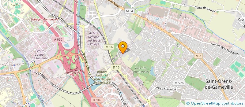 localisation de l'entreprise BELTECH à TOULOUSE