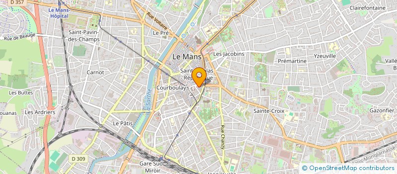 localisation de l'entreprise BELTEKN à LE MANS