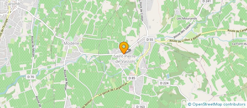 localisation de l'entreprise BELTHANE à SAINT-PIERRE-DE-VASSOLS