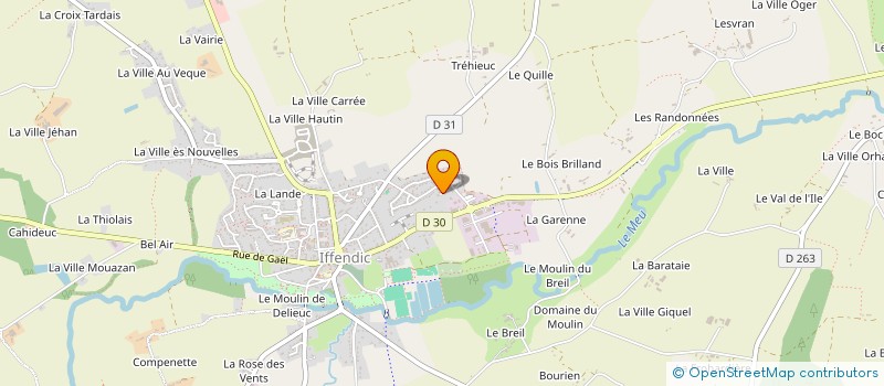 localisation de l'entreprise BELTIER  IFFENDIC